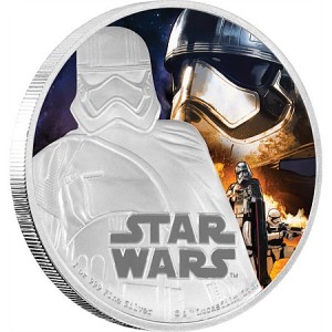 Stříbrná mince Star Wars - Kapitán Phasma 1 oz