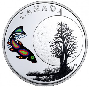 Stříbrná mince Sucker Moon 1/4 oz proof 2018