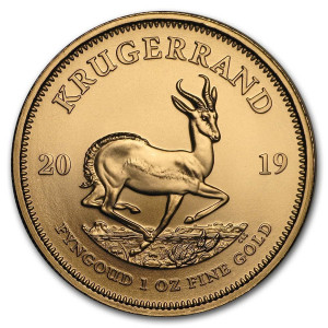Krugerrand 1 oz 1974 - 1979 - zlatá mince