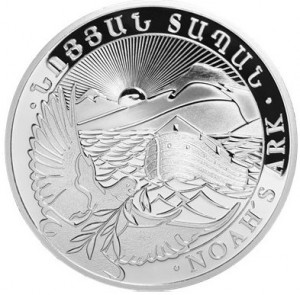 Stříbrná mince Noemova archa 5 kg