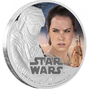 Stříbrná mince Star Wars - Rey 1 oz