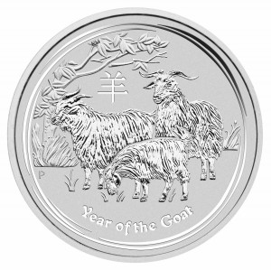 Stříbrná mince Rok Kozy 1 kg  2015