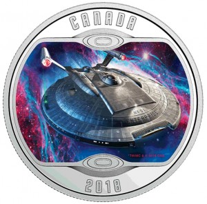 Stříbrná mince Star Trek™Enterprise NX01 1/2 oz