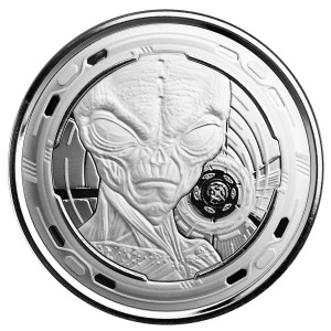 Stříbrná mince Alien 1 oz BU 2022