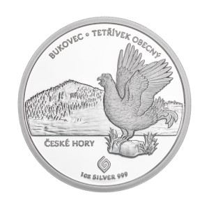 Stříbrná mince Bukovec 1 oz proof 2022 (bez krabičky)