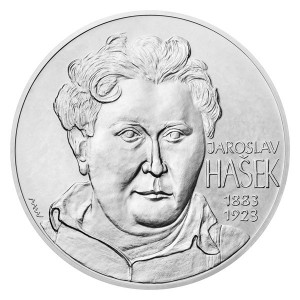 Stříbrná mince Jaroslav Hašek 1 kg b.k. 2023