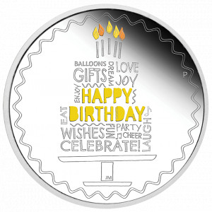 Stříbrná mince k narozeninám 1 oz proof 2022