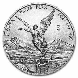 Stříbrná mince Libertad 1 oz BU