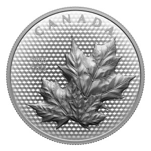Stříbrná mince Maple Leaf - 35. výročí 5 oz ultra vysoký reliéf, proof 2023