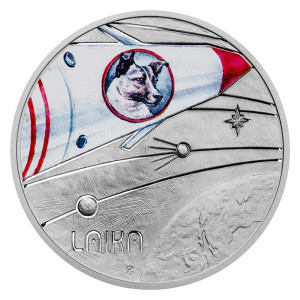 Stříbrná mince Mléčná dráha - První tvor na oběžné dráze 1 oz proof 2022