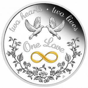 Stříbrná mince One Love 1 oz Proof 2022