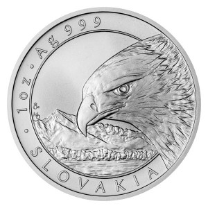 Stříbrná mince Orel 1 oz b.k. číslovaná 2022