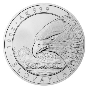 Stříbrná mince Orel 10 oz b.k. 2022