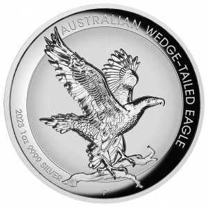 Stříbrná mince Orel klínoocasý 1 oz incused 2023