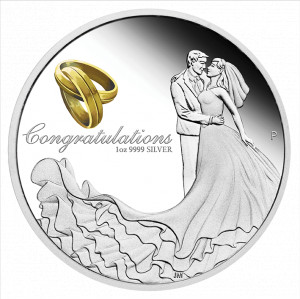 Stříbrná mince Svatba 1 oz proof 2023