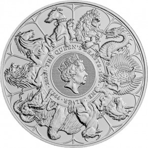 Stříbrná mince The Queen's Beasts 10 oz 2022
