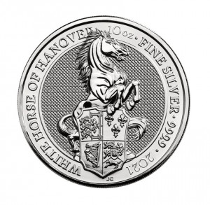 Stříbrná mince The Queen's Beasts White Horse 10 oz