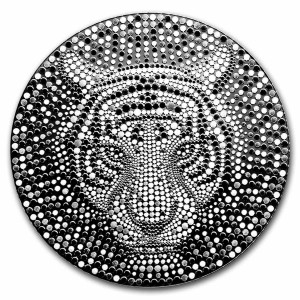 Stříbrná mince Tygr 2 oz prooflike 2022