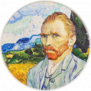 Stříbrná mince Vincent van Gogh 2 oz proof 2022