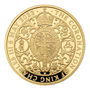 Zlatá mince Král Karel III. - Korunovace 1 oz proof 2023