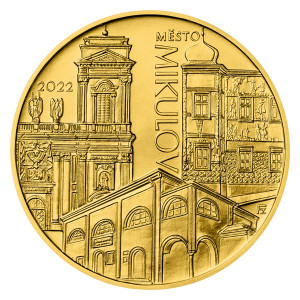 Zlatá mince Mikulov 1/2 oz b.k. 2022