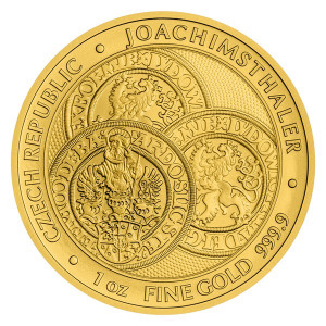 Zlatá mince Tolar 1 oz BU číslovaný 2021
