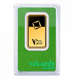 Zlatý investiční slitek 1 oz Valcambi Green Gold